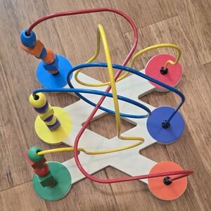 Melissa & Doug Large Bead Maze Wooden Learning Toy